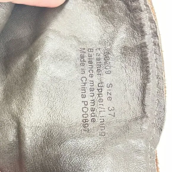 Womens Santana Canada Waterproof Leather Faux Furlines Boots sz. 8