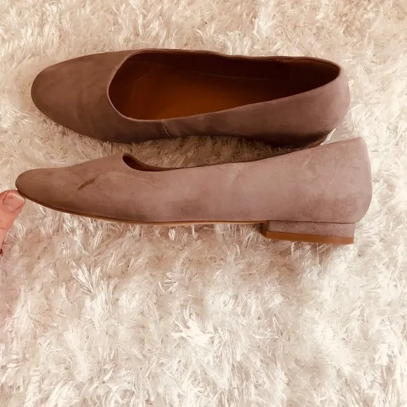 Women’s  short heels shoes  Gray/tan Pumps Shoes Halston