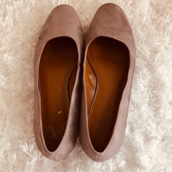 Women’s  short heels shoes  Gray/tan Pumps Shoes Halston