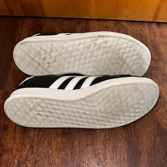 Youth Adidas Black Grand Court Shoes size 6