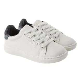 ZARA• Toddler White Lace Up Zipper Classic Sneaker Shoes