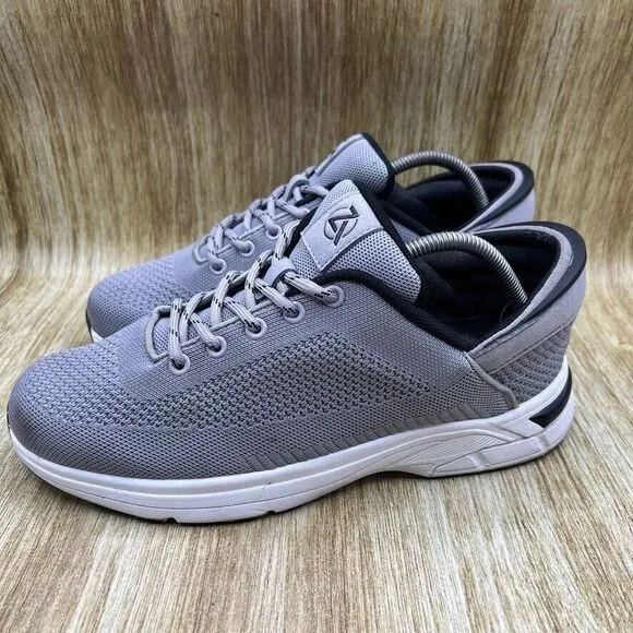 Zeba Handsfree Men's Size 9.5 Sneakers Grey White‎ Mesh Shoes Walking Comfort