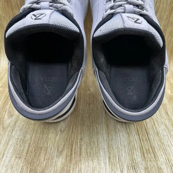 Zeba Handsfree Men's Size 9.5 Sneakers Grey White‎ Mesh Shoes Walking Comfort