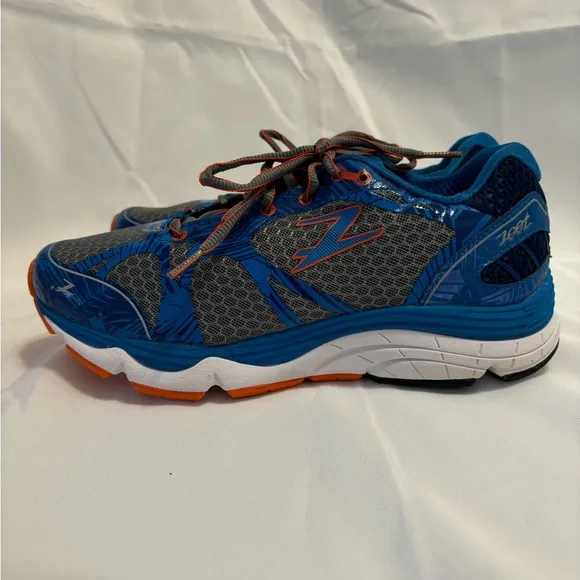 Zoot Sports Del Mar Running Blue Gray Black Orange New Shoes Sneakers Men Size 7